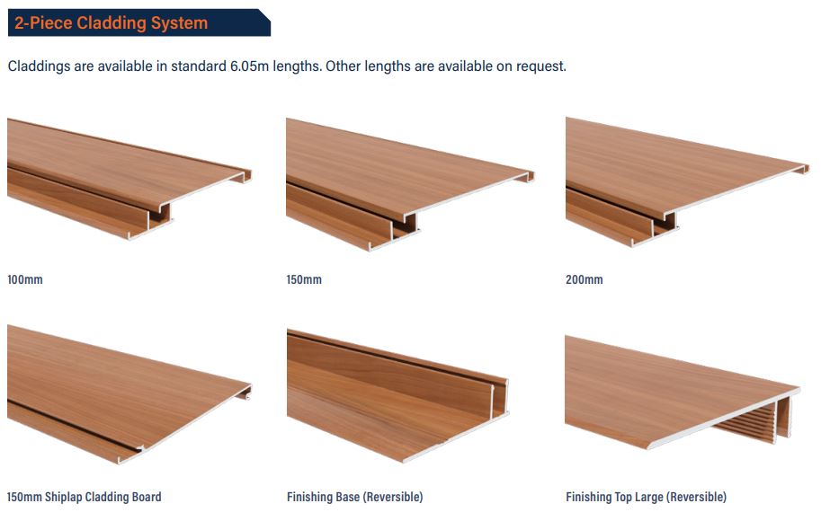 WoodLook Aluminium System Trumark